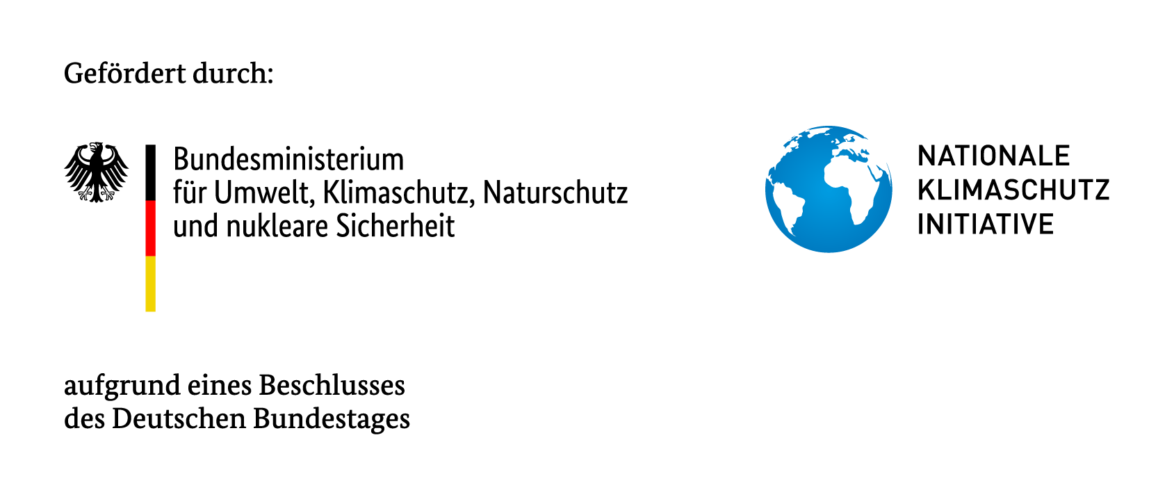 Gefördert durch das Bundesministerium für Umwelt, Klimaschutz, Naturschutz und nukleare Sicherheit aufgrund eines Beschlusses des Deutschen Bundestages – Nationale Klimaschutzinitiative